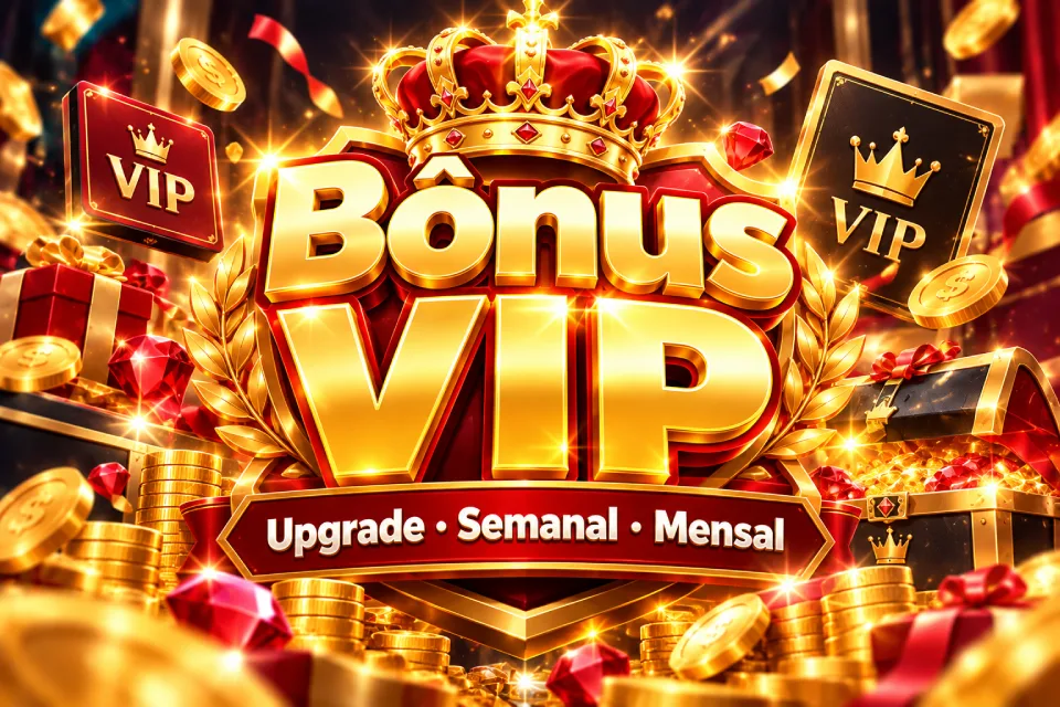 Bônus VIP: Upgrade, Semanal e Mensal no APP boa777